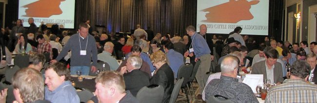 Beef Convention Crowd At Banquet & Auction